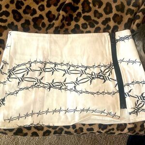 Current Mood Barbed Wire Miniskirt
